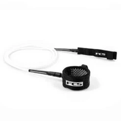 Leash Surf Fcs All Round Leash Essential - Black White