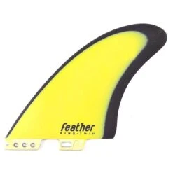 Ailerons Surf Feather Fins Feathers Fins Modern Keel - Yellow - 2 Dérives