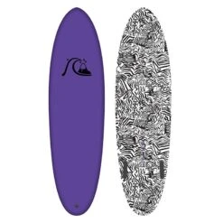 Board De Surf Quiksilver Twin - Purple - 6'6" / 198 Cm