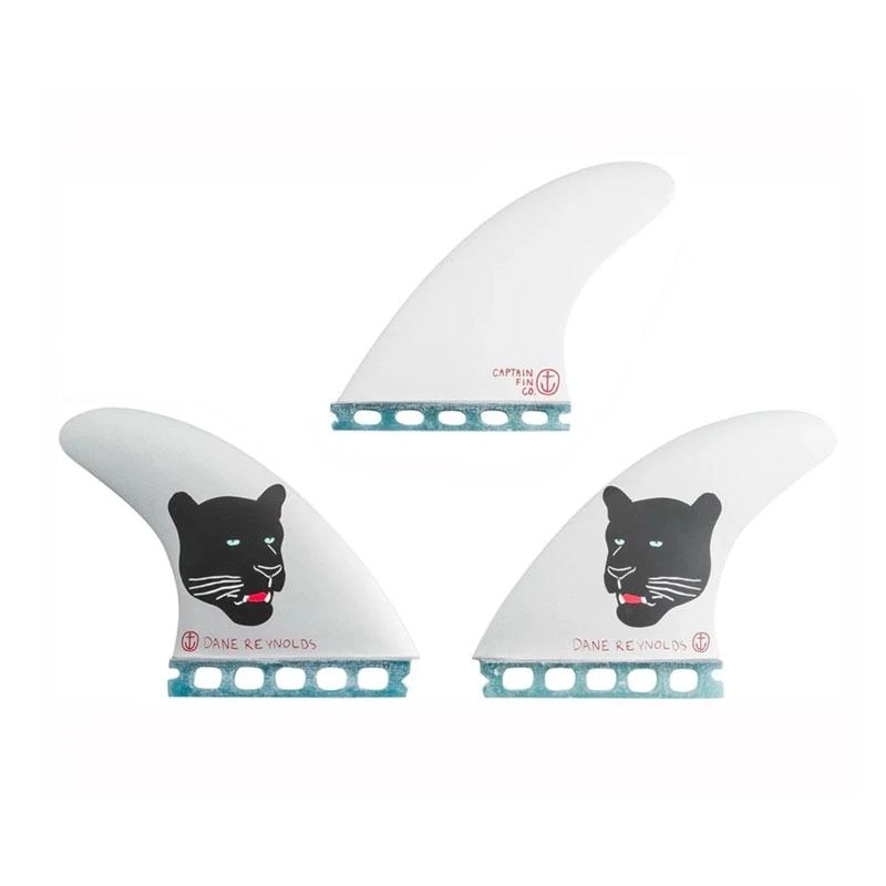 Ailerons Surf Captain Fin Dane Reynolds Thruster Silver 2 Ailerons Surf Captain Fin Dane Reynolds Thruster Silver – Image 2