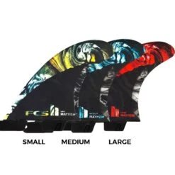 Ailerons Surf Fcs II Matt Biolos - 3 Dérives