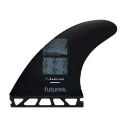 Ailerons Surf Futures Fins Blackstix VII Ando Black Thruster