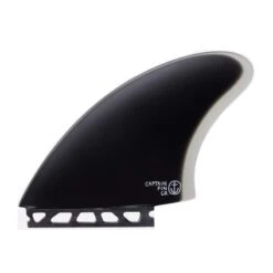 Ailerons Surf Captain Fin Captain Twin Keel Fiber Glass - Black - 2 Dérives